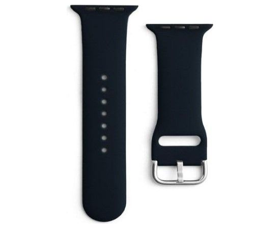 iLike   Strap APS Silicone Watch Band 8/7/6/5/4/3/2 / SE (41/40 / 38mm) Strap Watchband Black
