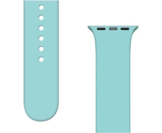 iLike   Strap APS Silicone Band for Watch 8 / 7 / 6 / 5 / 4 / 3 / 2 / SE (41 / 40 / 38mm) Strap Watch Bracelet Light Blue