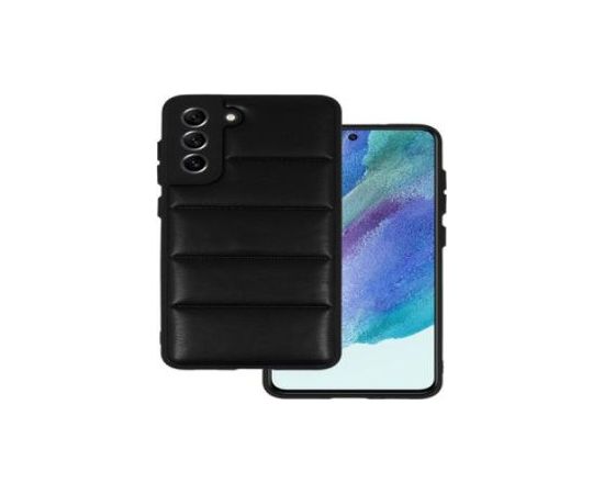iLike Samsung  GALAXY S21 FE LEATHER 3D CASE Black
