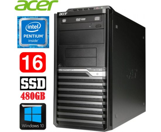 Acer Veriton M4610G MT G630 16GB 480SSD DVD WIN10