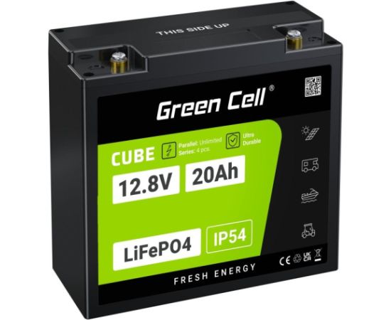 Green Cell LFPGC12V20AH UPS battery Lithium Iron Phosphate (LiFePO4) 12.8 V 20 Ah
