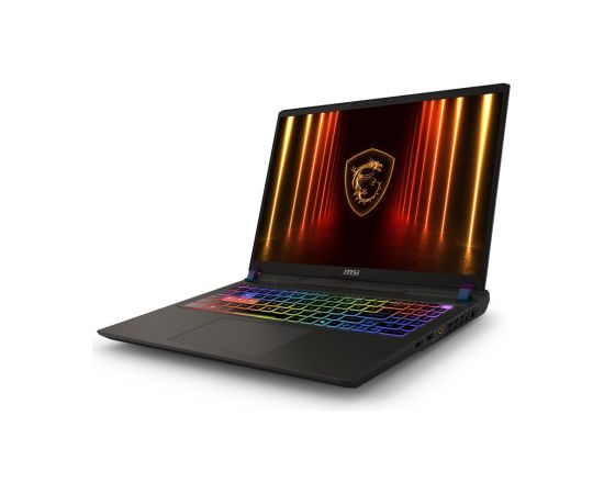 MSI Vector 16 HX AI A2XWHG-256PL Intel Core Ultra 7 255HX Laptop 40.6 cm (16") Quad HD+ 16 GB DDR5-SDRAM 1 TB SSD NVIDIA GeForce RTX 5070 Ti Wi-Fi 6E (802.11ax) Windows 11 Home Grey