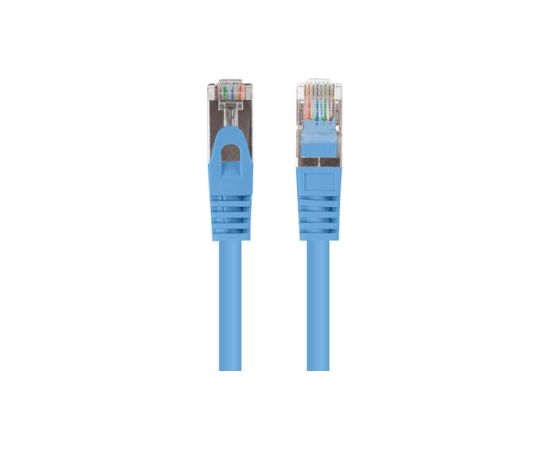 PATCHCORD KAT.6 FTP 1.5M NIEBIESKI FLUKE PASSED LANBERG 10-PACK