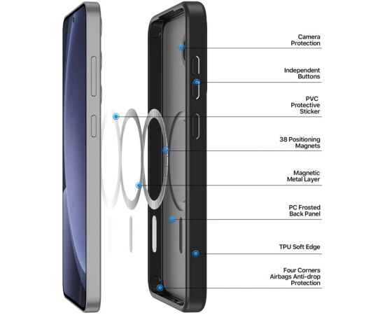 Чехол Dux Ducis Yind для Samsung S931 S25 черный