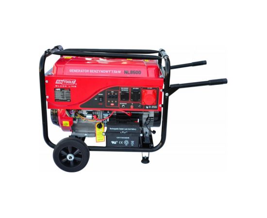 Ģenerators AWTools AW85607BL; 7,5 kW;  benzīna