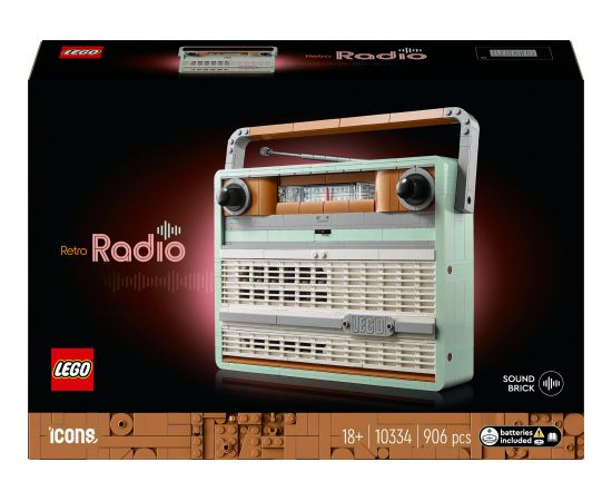 LEGO Icons Radio w stylu retro (10334)