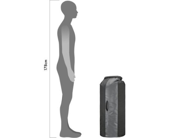 Ortlieb PS 490 109 L Heavy-duty / Melna / Pelēka / 109 L