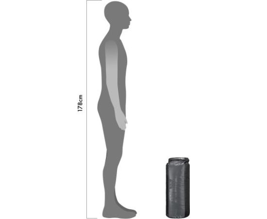 Ortlieb PD 350 13 L / Melna / Pelēka / 13 L