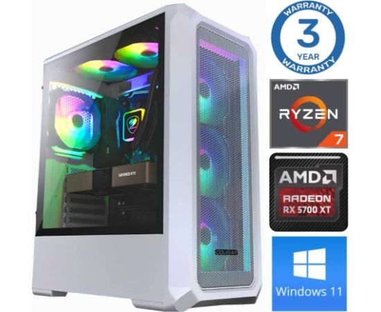 INTOP Ryzen 7 5700X 64GB 1TB SSD M.2 NVME+2TB RX5700 XT 8GB WIN11