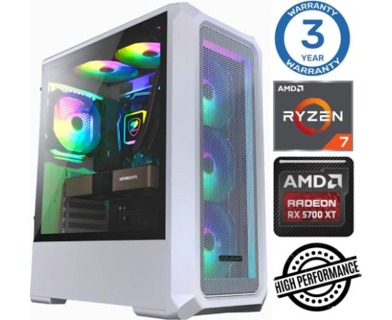 INTOP Ryzen 7 5700X 32GB 500SSD M.2 NVME RX5700 XT 8GB no-OS