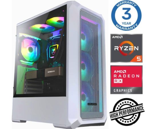 INTOP Ryzen 5 5500 32GB 1TB SSD M.2 NVME RX580 8GB no-OS
