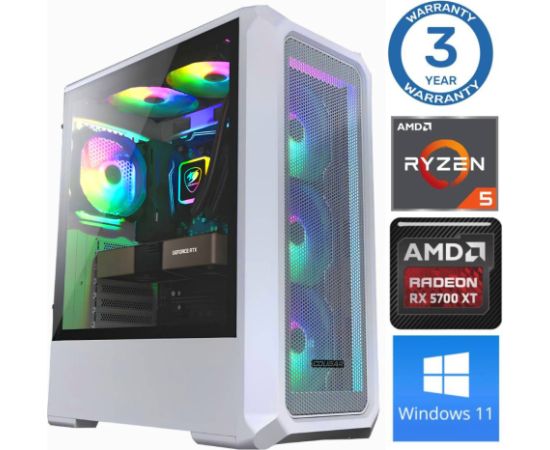 INTOP Ryzen 5 5600X 64GB 1TB SSD M.2 NVME+2TB RX5700 XT 8GB WIN11
