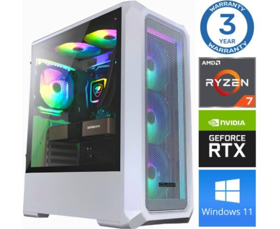 INTOP Ryzen 7 5700X 16GB 250SSD M.2 NVME+2TB RTX3050 6GB WIN11Pro