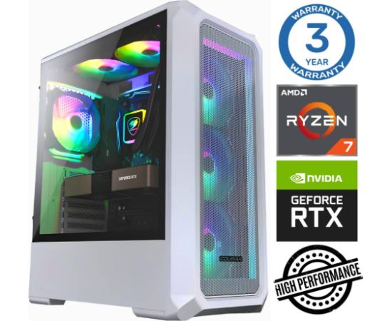 INTOP Ryzen 7 5700X 16GB 1TB SSD M.2 NVME RTX3050 6GB no-OS