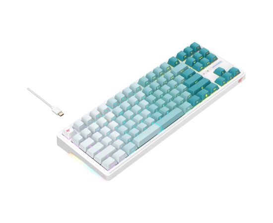 Havit KB901L - gaming keyboard (white and green)