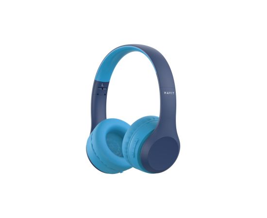 Havit H626BT - Bluetooth wireless headphones for children (blue)