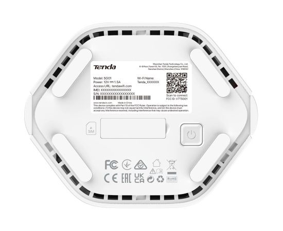 Router Tenda 5G01 AX1500 Wi-Fi 6 5G NR