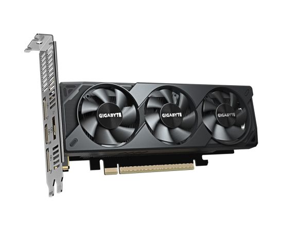 GIGABYTE GeForce RTX 5060 OC Low Profile 8G Graphics Card - 8GB GDDR7, 128bit, PCI-E 5.0, 2512 MHz Core Clock, 3 x DisplayPort, 1 x HDMI, GV-N5060OC-8GL