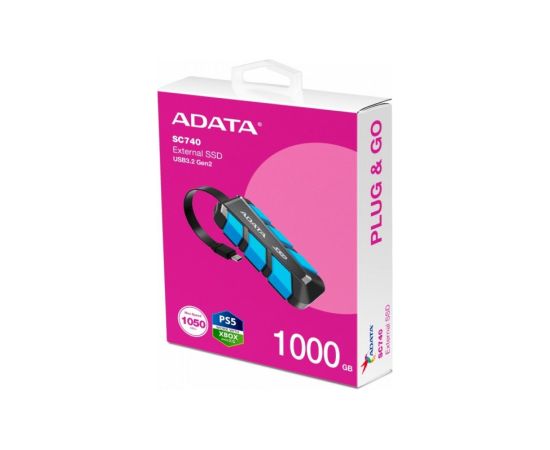 ADATA DYSK SSD SC740 1000 GB COLOR BOX BLUE