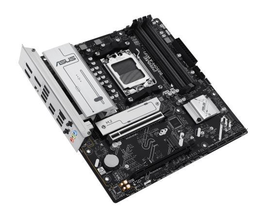 Mainboard ASUS AMD B850 SAM5 Micro-ATX Memory DDR5 Memory slots 4 1xPCI-Express 4.0 16x 1xPCI-Express 5.0 16x 3xM.2 1xHDMI 2xDisplayPort 4xUSB 2.0 4xUSB 3.2 1xRJ45 3xAudio port PRIMEB850M-AWIFI