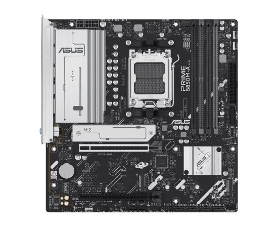Mainboard ASUS AMD B850 SAM5 Micro-ATX Memory DDR5 Memory slots 4 1xPCI-Express 4.0 16x 1xPCI-Express 5.0 16x 3xM.2 1xHDMI 2xDisplayPort 4xUSB 2.0 4xUSB 3.2 1xRJ45 3xAudio port PRIMEB850M-A-CSM