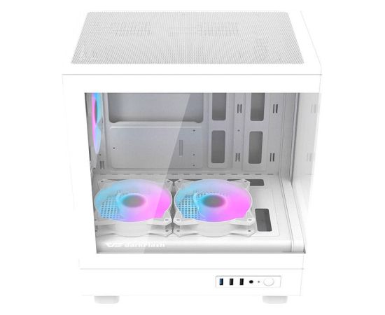 Darkflash DB330M computer case (white) + 3 ARGB fans