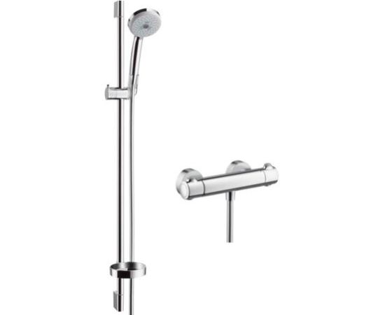 Hansgrohe dušas komplekts ar termostatu Ecostat 1001 SL Combi/Croma 100 Multi 3jet,, 900 mm, hroms