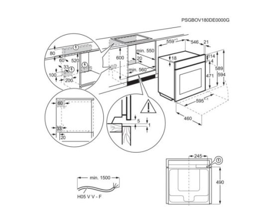 AEG TB8SB73ZAB 8000 MealAssist 70L cepeškrāsns SteamPro CookSmart Touch