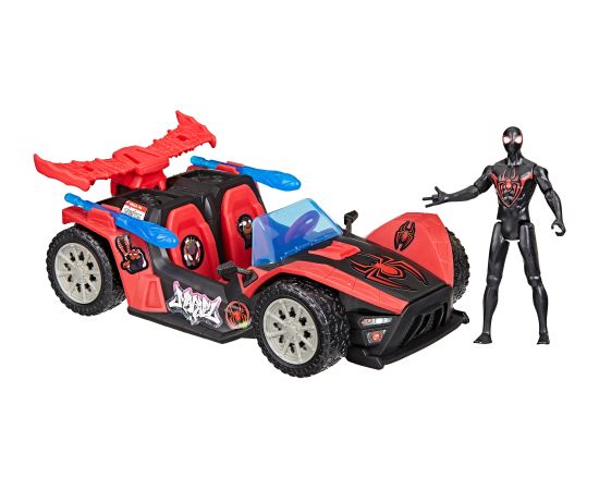 SPIDER-MAN rotaļu komplekts auto un Miles Morales 10 cm