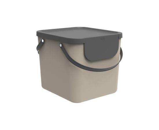 ROTHO Albula Cappuccino - waste sorting container - 40l
