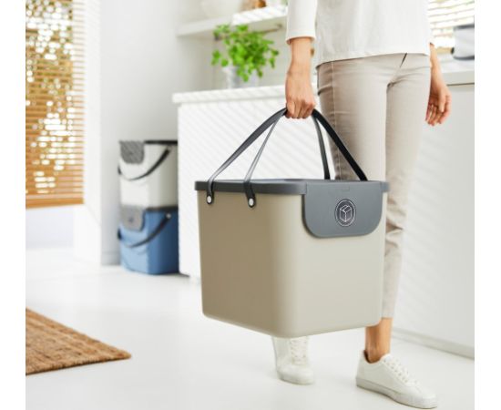 ROTHO Albula Cappuccino - waste sorting container - 40l