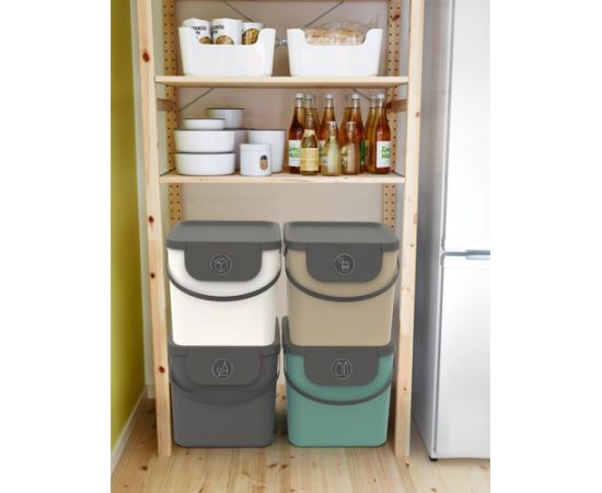 ROTHO Albula Cappuccino - waste sorting container - 40l