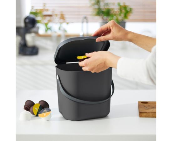 ROTHO Albula Anthracite - waste sorting container - 6l