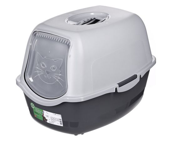 DIAMENTIQ BAYA light grey/dark grey -  cat litter box - 55,5 x 40 x 38,7 cm