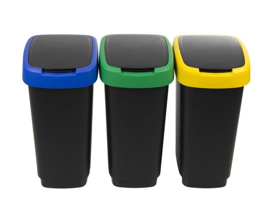 ROTHO Twist - trash bin - 3 x 25l