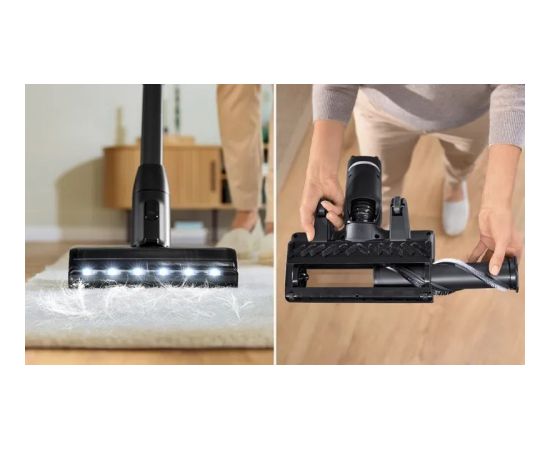 Bosch BCS1041PET stick vacuum/electric broom Battery Dry HEPA Bagless 0.4 L 23.5 W Black, Red 4 Ah