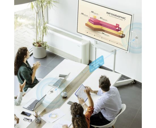 Nadajnik i odbiornik audio/video bezprzewodowy j5create ScreenCast 4K Wireless Display HDMI Extender ; kolor biały JVAW75-N