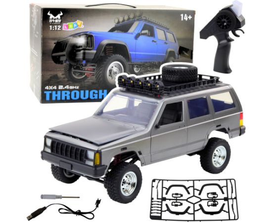 Leantoys MN78 Remote Controlled RC Off-Road Vehicle 4x4 Silver 1:12