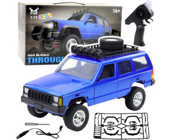 Leantoys MN78 Remote Controlled Off-Road Vehicle RC 4x4 Drive Blue 1:12