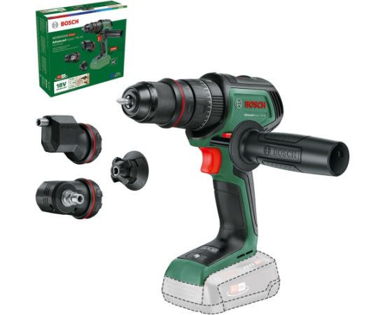 Urbjmašīna-skrūvgriezis Bosch AdvancedDrill 18V-80 QuickSnap (bez akumulatora un lādētāja); ar piederumiem