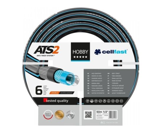 Laistīšanas šļūtene Cellfast HOBBY ATS2 16-201; 50 m; 1/2''