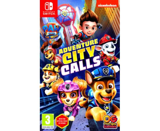 Paw Patrol Adventure City Calls Switch video spēle