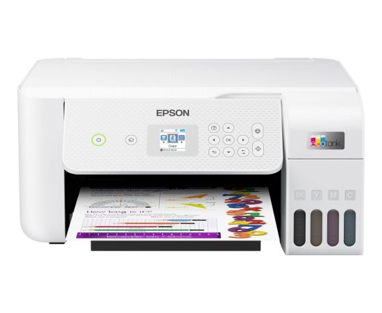 Epson EcoTank L3266 Printer Inkjet Colour MFP A4 33 ppm USB Wi-Fi (SPEC)