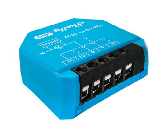 Shelly 1L Gen3 WiFi 1-channel non-neutral lighting controller