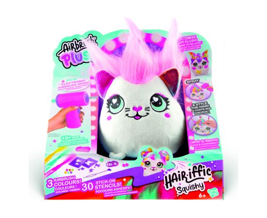 Airbrush Plush AIRBRUSH Matainā mīkstā rotaļlieta ar Airbrush Squish Pal