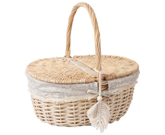 Piknika grozs WILLI TASSEL 40x32xH17/40cm