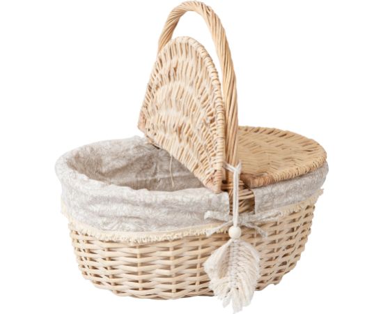 Piknika grozs WILLI TASSEL 40x32xH17/40cm