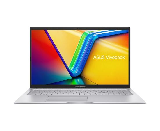 ASUS Vivobook 17 X1704VA-AU625W i5-1334U 17.3"FHD IPS-level 60Hz 250nits Anti-glare 16GB DDR4 SSD512 Intel Iris Xe Graphics WLAN+BT Cam720p 50WHrs Win11 Cool Silver