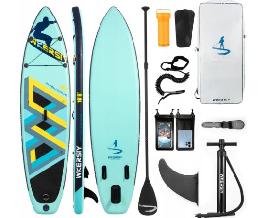 Aqua Marina SUP dēlis SUP1 ar sēdekli, airi un XXL mugursomu – zils