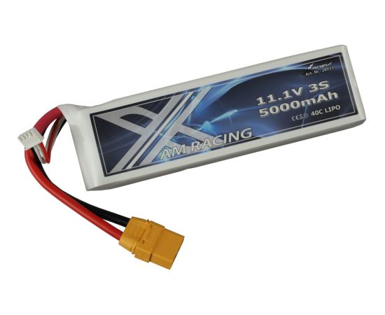 Amewi Zubehör LiPo Akku 3S 11,1V 5000mAh 40C Softcase XT90
